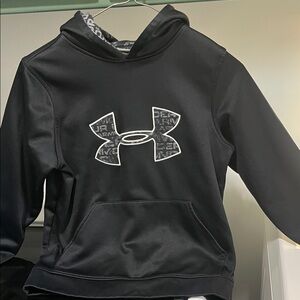 Under Armour Kids Black Logo Hoodie